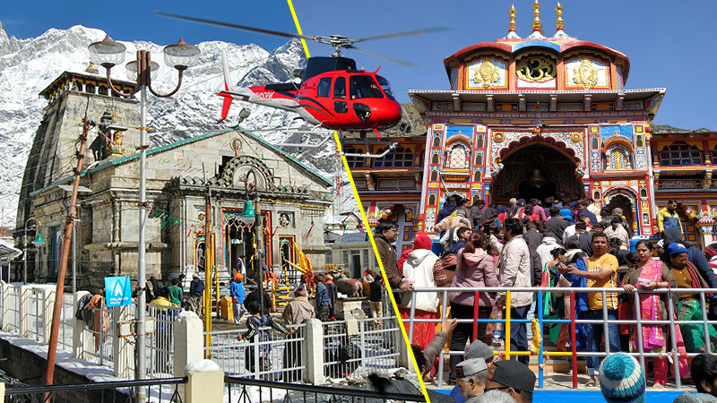 badrinath kedarnath tour package by helicopter