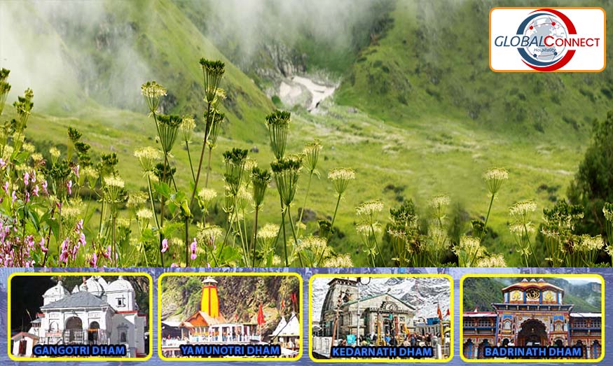 Chardham With Velley Of Flowers From Haridwar